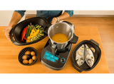 Robot de cocina - Cecotec Mambo CooKing Victory, 1700W, 4.5 l, 45 Funciones, 1000 recetas, Pantalla táctil TFT 7”, Autolimpieza, Wi-Fi, Inox