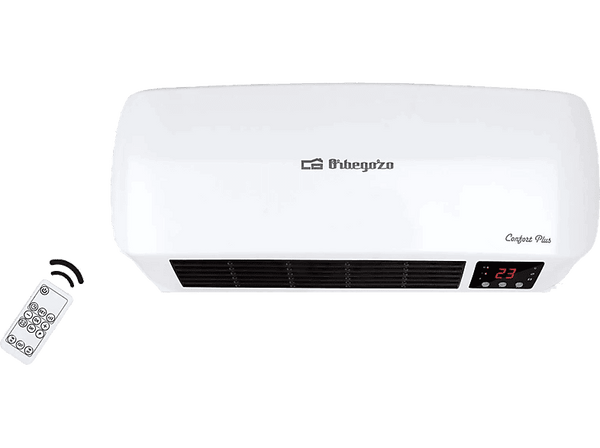 Calefactor - Orbegozo SP 6000, Programable, 2000 W, 2 niveles de potencia
