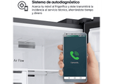 Frigorífico dos puertas - LG GTBV22PYGKD, No Frost, 1.45 cm, 217 l, DoorCooling+™, Multi Air Flow, Inox antihuellas