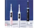 Cepillo eléctrico - Oral-B iO 6 Dúo, 2 Mangos De Alta Gama, Pantalla, 3 Cabezales de Recambio, Tecnología Braun, Negro y Rosa