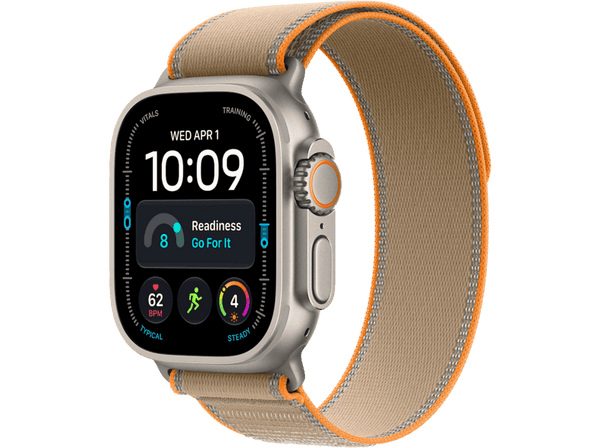 Apple Watch Ultra 4 (2026), GPS+CEL, 49mm, Caja de titanio Natural, Correa Trail Loop Arena, Talla M/L, Siri AI
