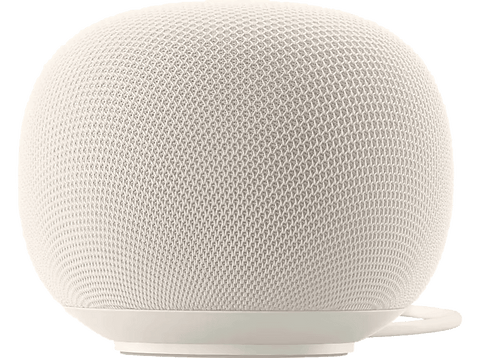 Altavoz inteligente - Google Home, 30W, Tecnología Gemini, Procesador Quad Core A55, Sonido Omnidireccional, Reconocimiento de Voz, Porcelain