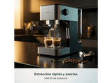 Cafetera express - Cecotec Cafelizzia 690 Grey, 20 bares, 1230-1465 W, Thermoblock, Vaporizador, 1,5 L, Gris