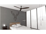 Ventilador de techo - Cecotec EnergySilence Aero 580, 70 W, 3 Aspas, 3 Velocidades, Verano/Invierno, Marrón