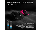 Ratón gaming - Logitech G Pro X3 Superstrike, Inalámbrico, 48.000ppp, Sensor Hero 2, Lightspeed-BT, Sistema respuesta háptica, 135hrs, PC-Mac, Rosa