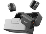 Micrófono - DJI Mic Mini (2 TX + 1 RX + Base de Carga), Cancelación de Ruido Activa, 48h Batería, Negro