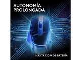 Ratón gaming - Logitech G G502 X Plus, Inalámbrico, Hero 44K, Interruptores híbridos Lightforce, Personalizable, RGB, PC-Mac, Negro y violeta