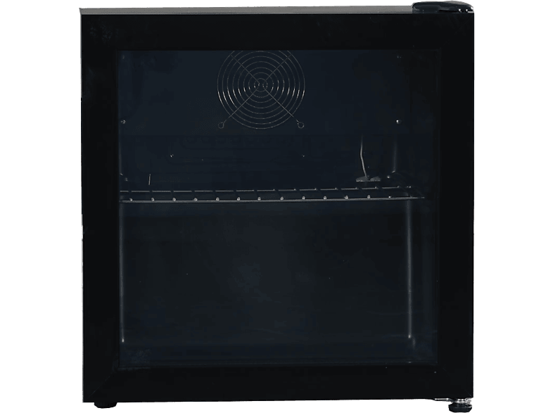Frigorífico Table Top - Frigerlux D48, Frío ventilado, 44.5 cm, 40 l, Puerta reversible, Negro