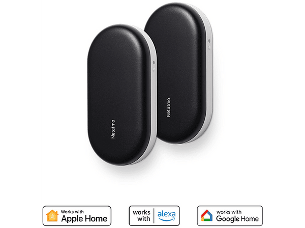 Accesorio aire acondicionado - Netatmo NAC-IB, Control Inteligente de Aire Acondicionado, Negro