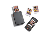 Impresora fotográfica - Fujifilm Instax mini Link+, Resolución de impresión: 12.5 puntos/mm, Tamaño de película: 86mm x 54mm, 90 seg, Negro/Naranja