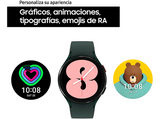 Smartwatch - Samsung Watch 4 LTE, 44 mm, 1.4, 4G LTE, Exynos W920, 16 GB, 350 mAh, IP68, Black