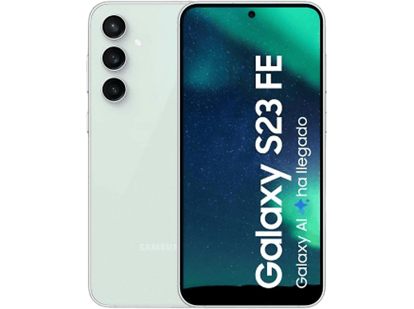 Móvil - Samsung Galaxy S23 FE, 256GB, 8GB RAM, Mint, 6.4" FHD+, Exynos 2200, 4500 mAh, Android 14