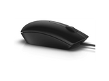 Ratón - Dell MS116, 1000DPI, USB, Óptico, Ambidextro, Negro