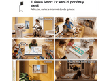 TV LED 32 - LG StanbyMe 2 32LX6BPGA, UHD 4K, Procesador Inteligente α8 AI Processor 4K Gen3, Smart TV, Blanco Roto