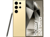 Móvil - Samsung Galaxy S24 Ultra, Titanium Yellow, 512GB, 12GB RAM, 6.8 QHD+, Qualcomm Snapdragon 8, 5000mAh, Android 14