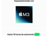 Apple MacBook Air (2024), 13,6, Chip M3, GPU de 8 núcleos, 8 GB RAM, 256GB de SSD, Teclado Magic Keyboard Touch ID, macOS, Gris espacial