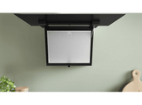 Campana decorativa - Bosch DWK67FN60, Serie 4, 4 velocidades, 768 m³/h, Home Connect, Motor Eco Silence, 59 cm, Cristal negro