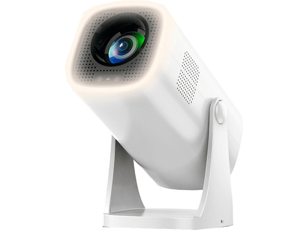 Proyector - Philips NeoPix 230, 1920 x 1080, Duración de la Lámpara 30000 h, Full-HD, Imagen hasta 80", LED, Soporte Giratorio en 180°, Blanco