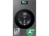 Lavadora secadora - Samsung WD18DB8995BZT2, 18 kg + 11 kg, 1000 rpm, 22 programas, AI Laundry Combo™, Clase A, Antracita