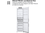 Frigorífico combi - LG GBV21NCDSW, No Frost, 186 cm, 344 l, DoorCooling™, FRESHConverter™, Blanco