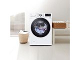 Lavadora carga frontal - LG F0P3CYV2W, 20 kg, 1000 rpm, 14 programas, TurboWash™ 360˚, Steam™, Blanco