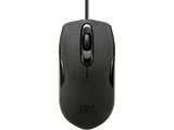 Ratón - ISY ICM-3000-1, Cable, 1600 dpi, 4 Botones, Óptico por diodos Láser, Negro