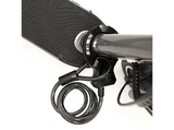 Accesorio patinete eléctrico - smartGyro SG27-531, Candado con 2 llaves para patinetes eléctricos y bicicletas, 120 cm Cable, Negro