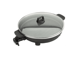 Sartén - Jata JEPE1601, Paellera Eléctrica, 43 cm Diámetro, 2000W, Recubrimiento antiadherente libre de PFOA, Negro