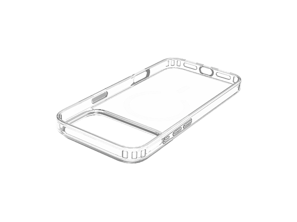 Funda móvil - ISY ISC-1132, Compatible con iPhone 17 Pro Max, Compatibilidad MagSafe, Carga Inalámbrica, Resistente a Golpes y al Agua, Transparente