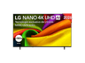 TV LED 75" - LG 75NU850B6LA, UHD 4K, Procesador Inteligente α7 AI Processor 4K Gen9, Smart TV, DVB-T2 (H.265), Negro