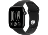 Apple Watch Series 12 (2026), GPS, 42mm, Caja de aluminio Negra, Correa deportiva Negra, Talla S/M, Siri AI
