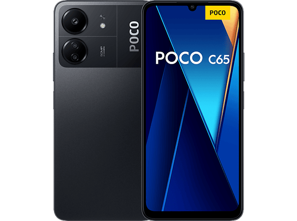 Móvil - Poco C65, Negro, 256 GB, 8 GB RAM, 50 Megapíxel, 6.74" HD+ IPS Dot Drop Display, MediaTek Helio G85, 5000 mAh, Android