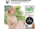 Lavadora carga frontal - LG F4WR5011A6F, 11 kg, 1400 rpm, 11 programas, AI Direct Drive™, Steam™, Blanco