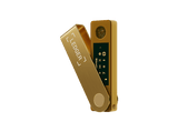 Crypto Wallet - Ledger Nano X, USB-C, Bluetooth, Pantalla 1.09 OLED, Oro