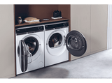Secadora bomba de calor - Haier HD90-A3Q397U1-S X Series 11, 9 kg, 17 programas, Ultra Reverse Drum,  Wi-Fi, Blanco