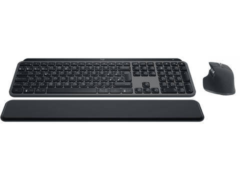 Pack Teclado + Ratón - Logitech Combo MX KEYS S, Inalámbrico, Bluetooth, Iluminación personalizable, Windows/Mac, USB C, Negro