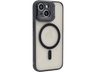Funda - ISY ISC 2439, Para Apple iPhone 15, Admite carga a través de MagSafe, Smokey black