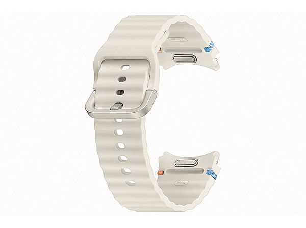 Correa deportiva - Samsung Sport Band, Reemplazo Fácil, Textura suave, Talla M/L, Crema