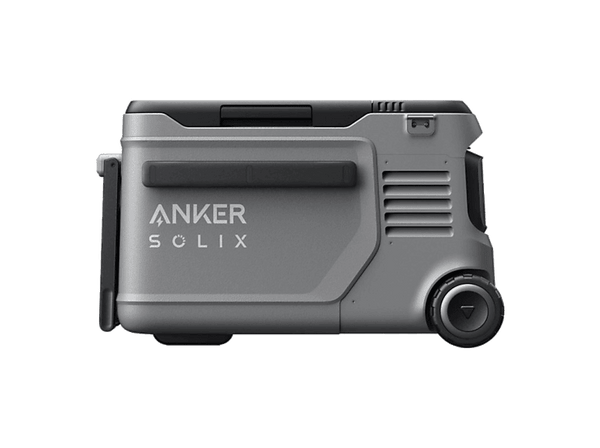 Nevera portátil - Anker Solix EverFrost 2, 23L, Batería 288 Wh, Ruedas, USB y WiFi, Gris