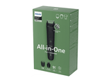 Afeitadora corporal - Philips MG3935/15 ALL IN ONE, 7, Recortadora 7 en 1, Cuerpo y Barba, Uso en seco/húmedo, Autonomía 70 min., Negro