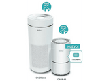 Purificador de aire - Daitsu Holly Cadr-65, Filtros HEPA H13/ HPAC, Hasta 7.5 m², 3 velocidades, Blanco mate