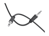 Cable audio - ISY IAU-1015, 1.5 m, 3.5 mm jack a 3.5 mm jack, PVC, Negro