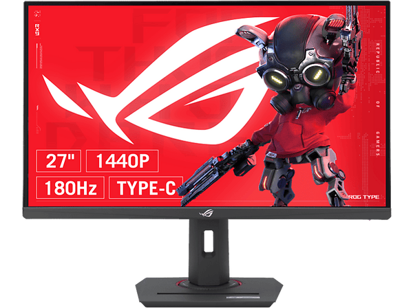 Monitor gaming - Asus ROG Strix XG27ACS, 27", QHD, 1 ms GtG, Fast IPS, 180 Hz, HDR10, Negro
