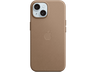 APPLE Funda de trenzado fino con MagSafe para iPhone 15, Marrón topo