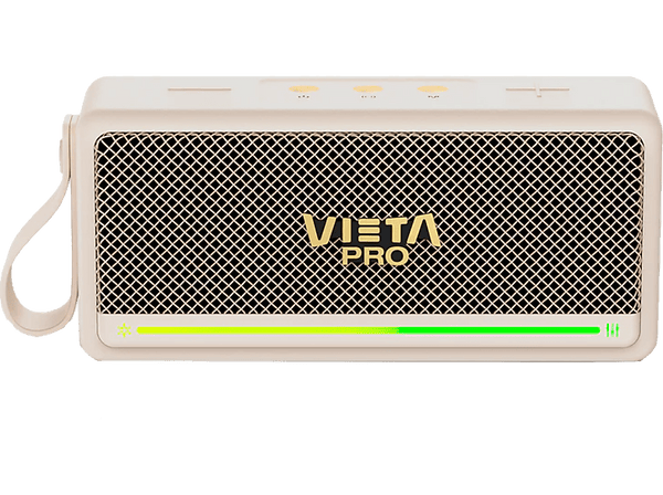 Altavoz inalámbrico - Vieta Orpheo, 25 W, Bluetooth, 10 h Autonomía, True Wireless, IPX7, USB, Blanco
