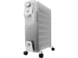 Radiador - ok. ReadyWarm 11000 Space 360º, 11 Elementos, de Aceite, 2500 W, 3 Niveles, Blanco