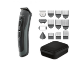 Afeitadora corporal - Rowenta Selectium TN9444, 15 en 1, Multiaccesorios, 120 min, Cuchillas autoafilables, Wet & Dry, Altavoz de regalo, Gris
