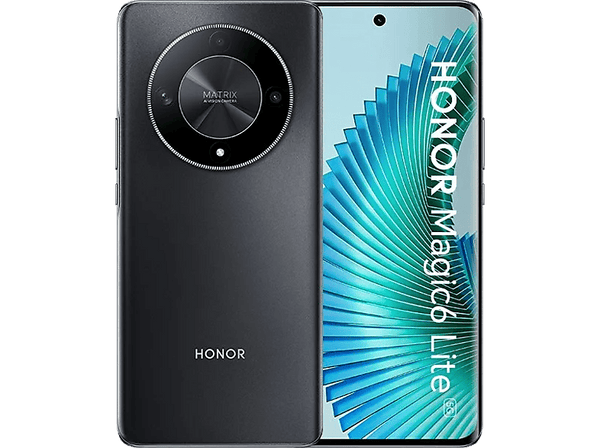 Móvil - Honor Magic6 Lite, Midnight Black, 256 GB, 8 GB RAM, 6.78" OLED Curva, Qualcomm® Snapdragon® 6 Gen 1, 5300 mAh, Android 13