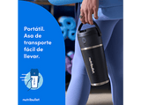Batidora de vaso - nutribullet FLIP, 11.1 V, 590 ml, Sin BPA, Portátil, Carga USB-C, Negro