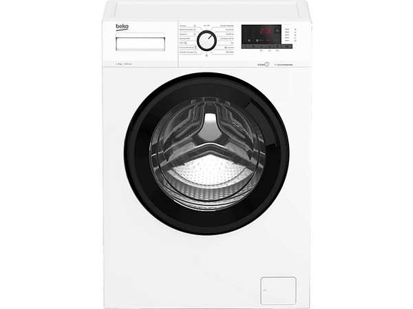 Lavadora carga frontal - Beko WRA 8615 XW, 8 kg, 1200 rpm, 15 Programas, Función Vapor, Blanco